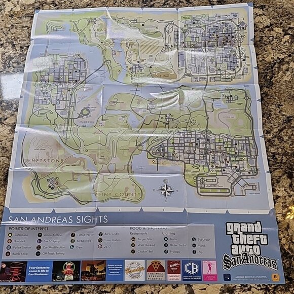 Grand Theft Auto Trilogy (Microsoft Xbox, 2005) 3 Posters Manuals And CDs Tested - Picture 4 of 16